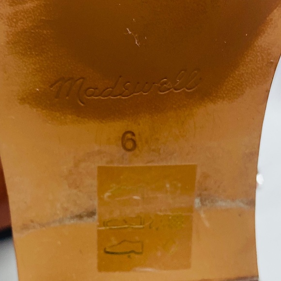 MADEWELL The Darcy Leather Ankle Boot in Cinnamon Tan Cognac Size 6 - Picture 9 of 9